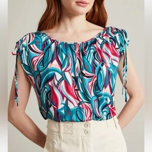 PennyBlack by Max Mara Kimono Sleeve T-shirt Sz: Medium Multicolor Spring/Summer